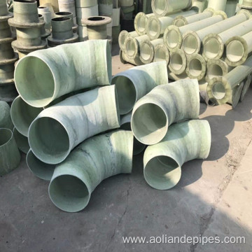 Customized FRP GRP Fiberglass Pipe Fittings Elbow